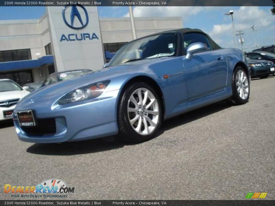 2006 Honda S2000 Roadster Suzuka Blue Metallic / Blue Photo #34
