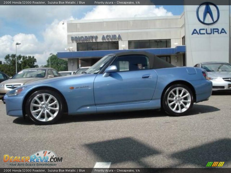 2006 Honda S2000 Roadster Suzuka Blue Metallic / Blue Photo #35