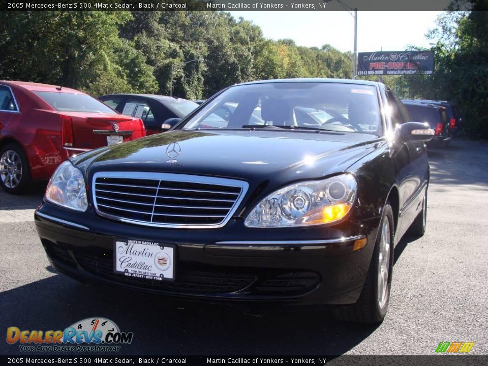 2005 Mercedes-Benz S 500 4Matic Sedan Black / Charcoal Photo #1