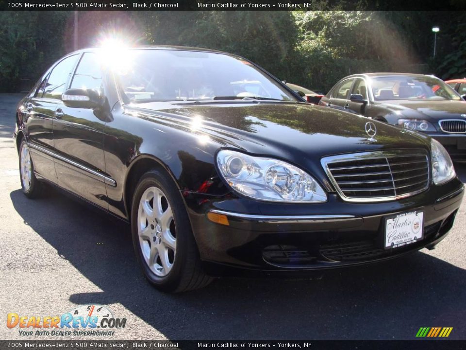 2005 Mercedes-Benz S 500 4Matic Sedan Black / Charcoal Photo #3