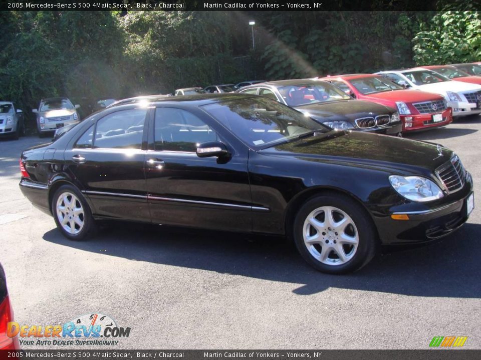 2005 Mercedes-Benz S 500 4Matic Sedan Black / Charcoal Photo #4