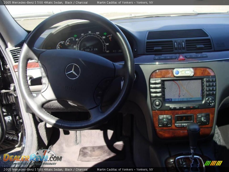 2005 Mercedes-Benz S 500 4Matic Sedan Black / Charcoal Photo #19