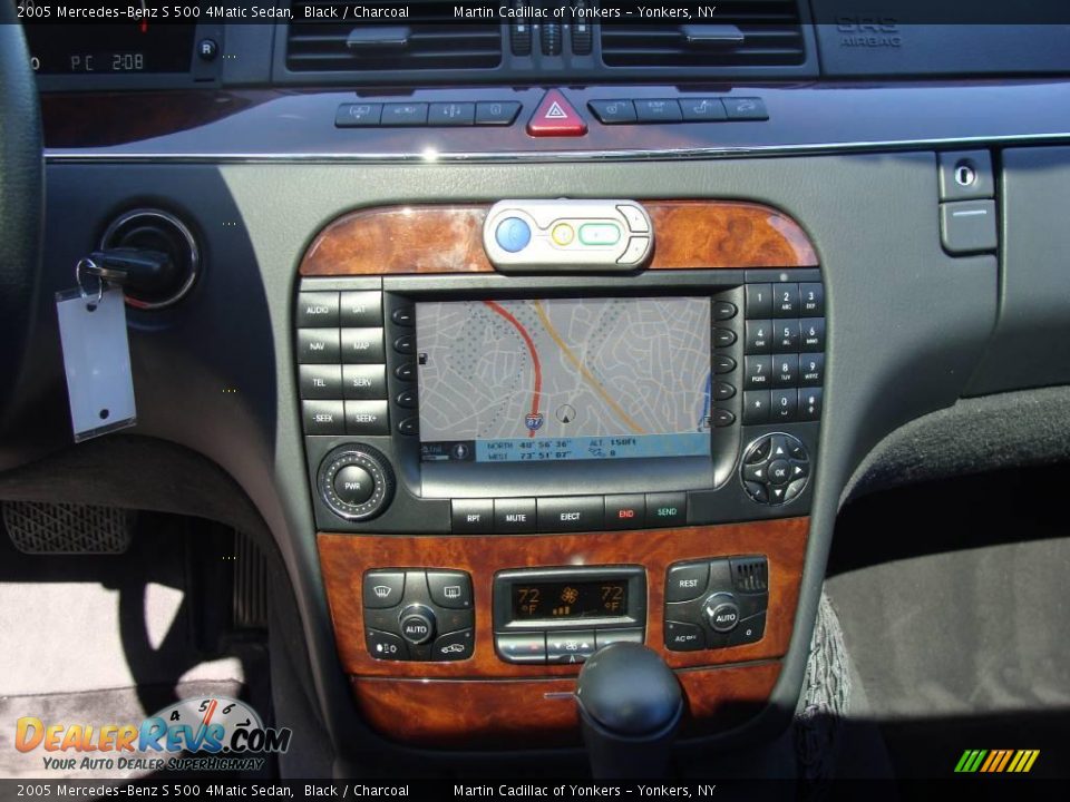 2005 Mercedes-Benz S 500 4Matic Sedan Black / Charcoal Photo #21