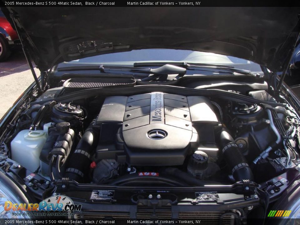 2005 Mercedes-Benz S 500 4Matic Sedan Black / Charcoal Photo #28