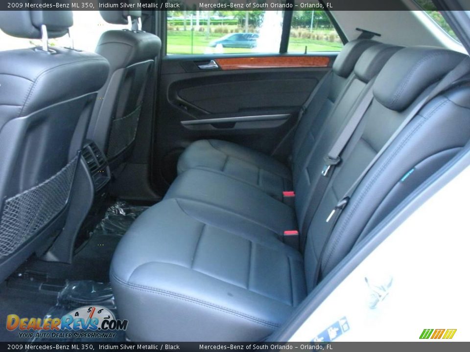 2009 Mercedes-Benz ML 350 Iridium Silver Metallic / Black Photo #13