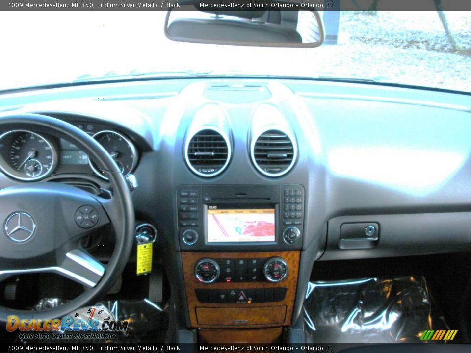 2009 Mercedes-Benz ML 350 Iridium Silver Metallic / Black Photo #17