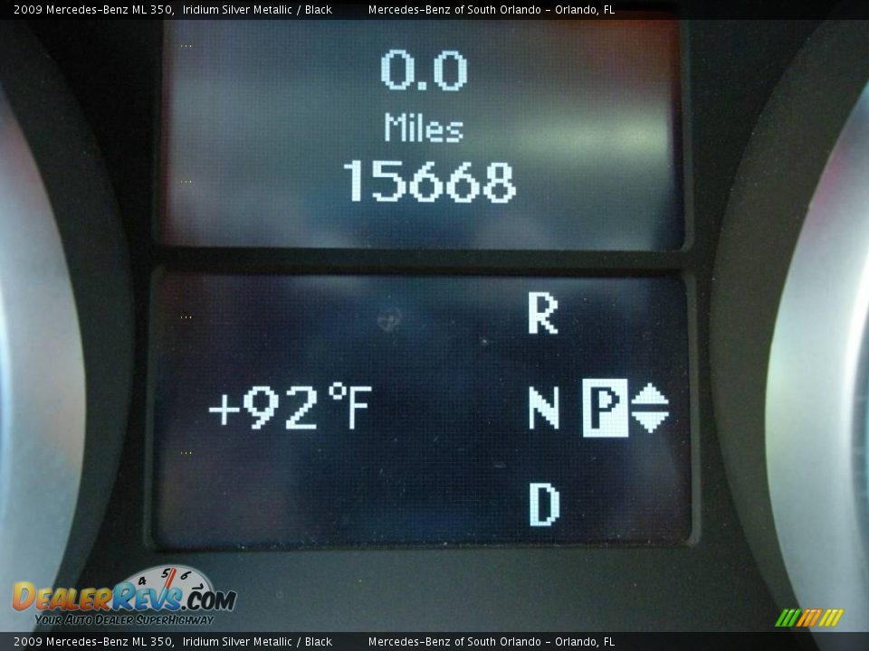2009 Mercedes-Benz ML 350 Iridium Silver Metallic / Black Photo #21