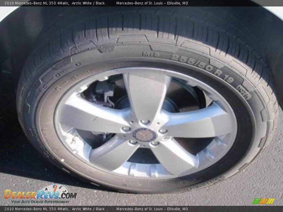 2010 Mercedes-Benz ML 350 4Matic Arctic White / Black Photo #4