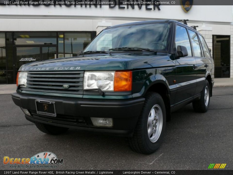 1997 Land Rover Range Rover HSE British Racing Green Metallic / Lightstone Photo #2
