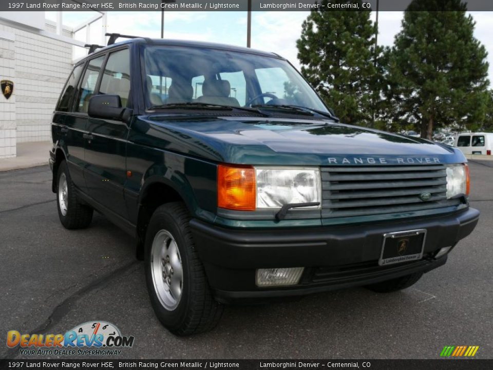1997 Land Rover Range Rover HSE British Racing Green Metallic / Lightstone Photo #4