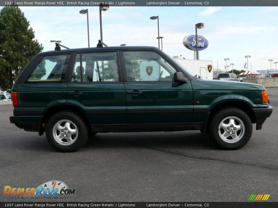 1997 Land Rover Range Rover HSE British Racing Green Metallic / Lightstone Photo #5