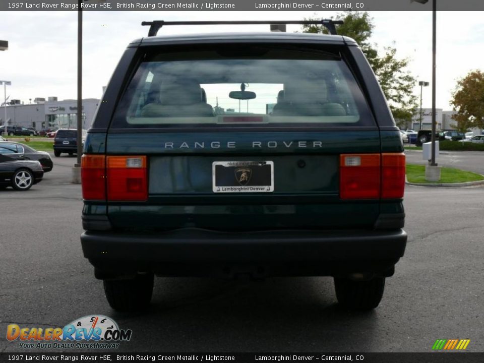 1997 Land Rover Range Rover HSE British Racing Green Metallic / Lightstone Photo #7