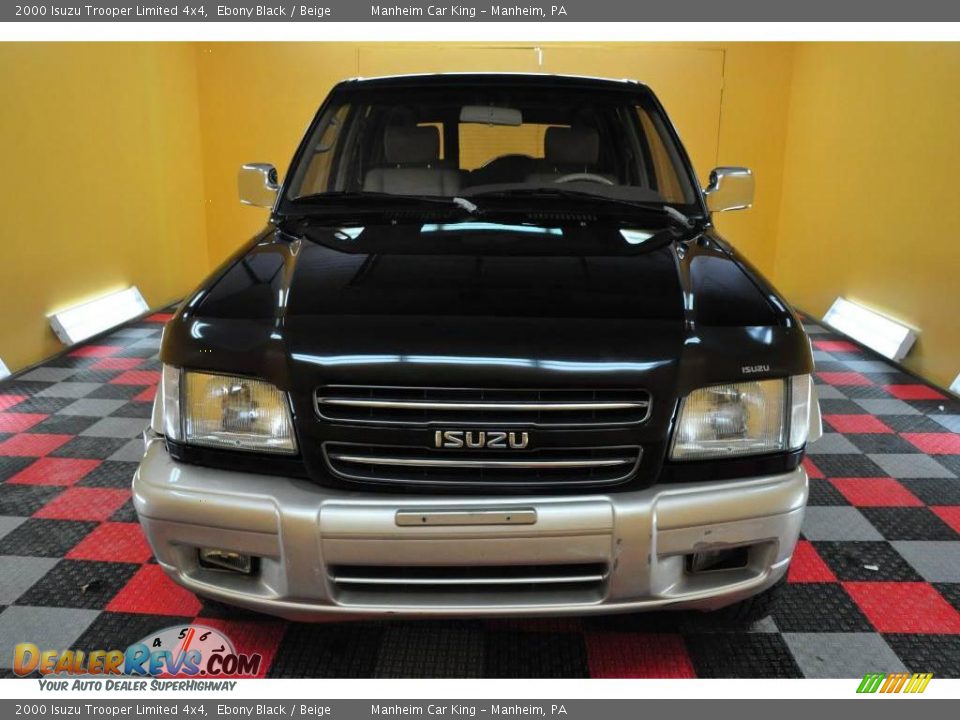 2000 Isuzu Trooper Limited 4x4 Ebony Black / Beige Photo #2
