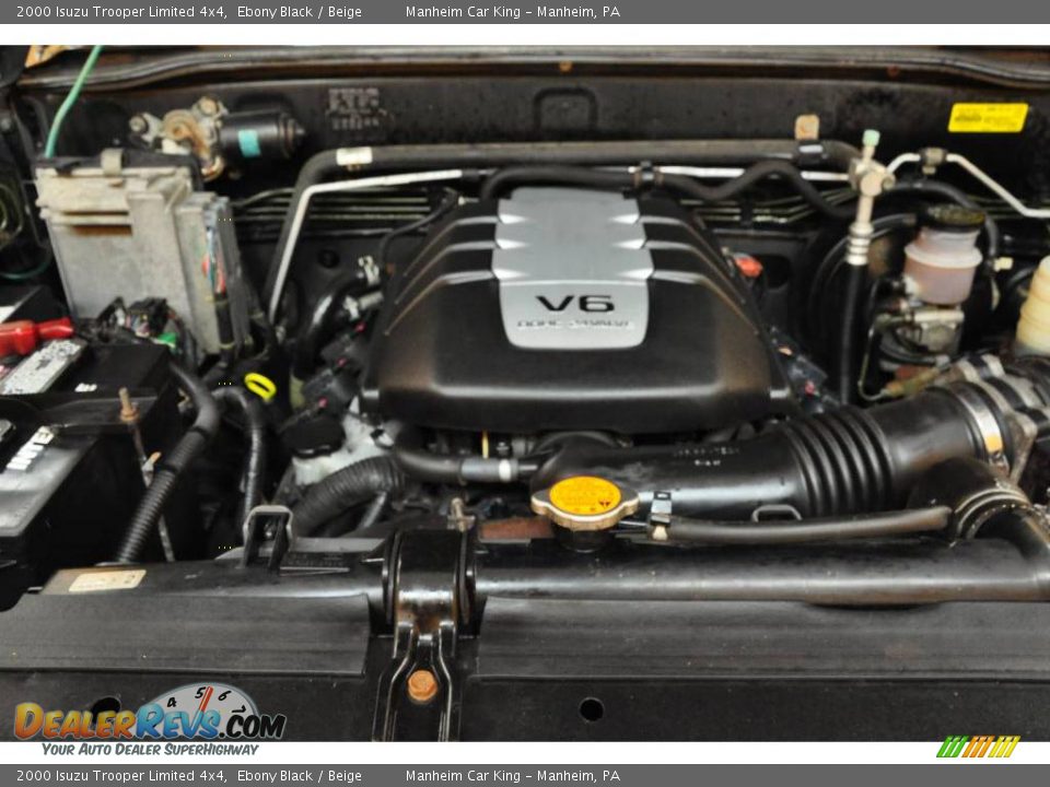 2000 Isuzu Trooper Limited 4x4 Ebony Black / Beige Photo #20