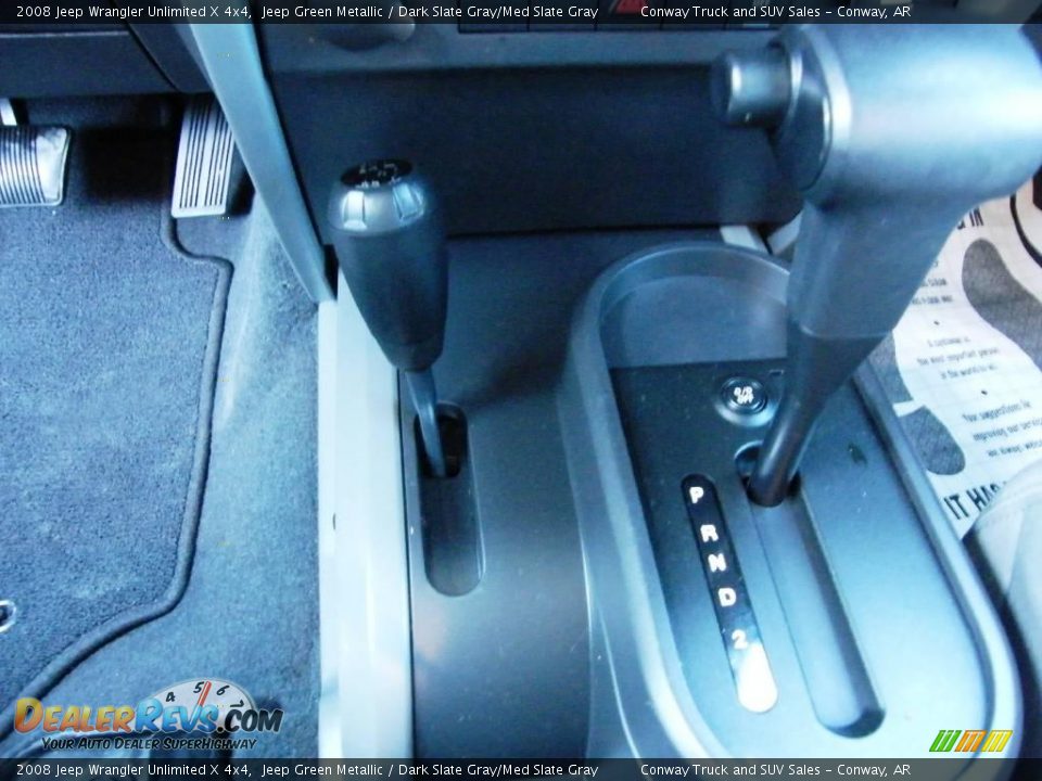 2008 Jeep Wrangler Unlimited X 4x4 Jeep Green Metallic / Dark Slate Gray/Med Slate Gray Photo #11
