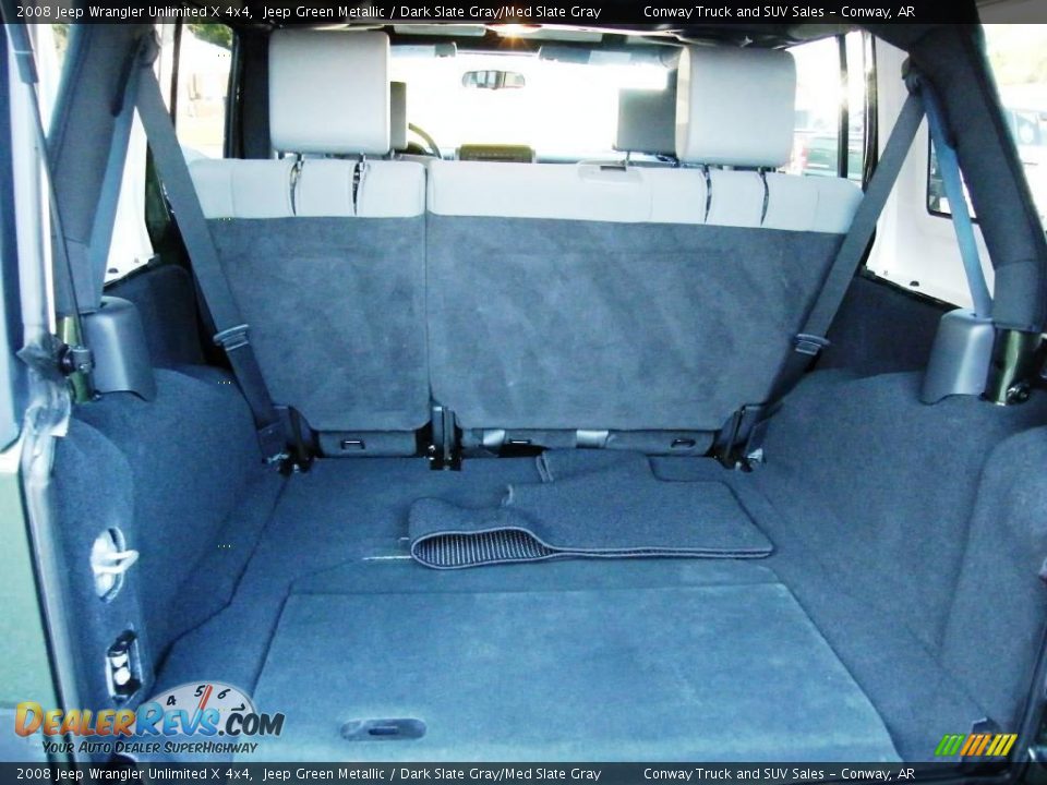 2008 Jeep Wrangler Unlimited X 4x4 Jeep Green Metallic / Dark Slate Gray/Med Slate Gray Photo #19