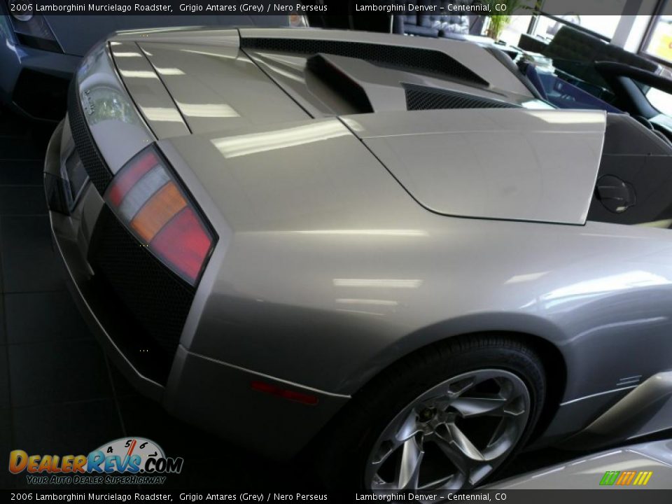 2006 Lamborghini Murcielago Roadster Grigio Antares (Grey) / Nero Perseus Photo #4