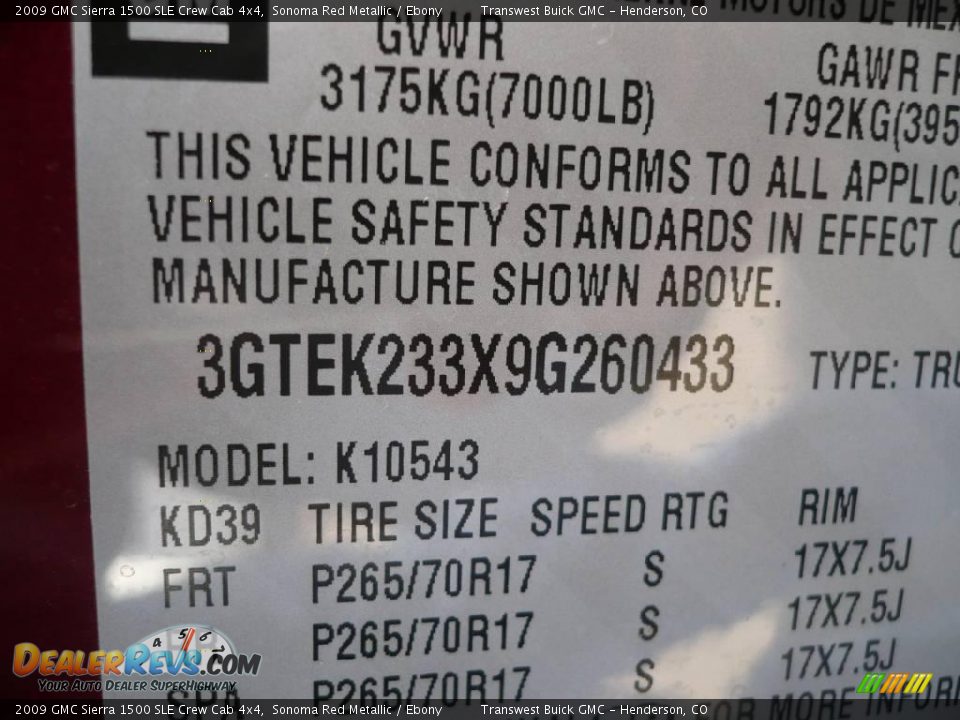 2009 GMC Sierra 1500 SLE Crew Cab 4x4 Sonoma Red Metallic / Ebony Photo #10