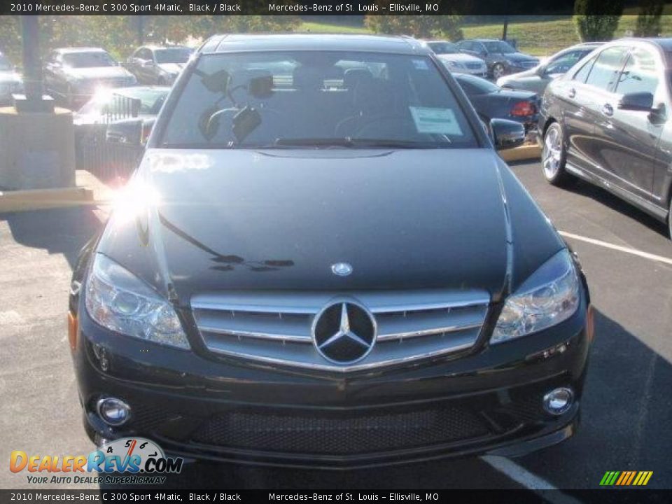 2010 Mercedes-Benz C 300 Sport 4Matic Black / Black Photo #2