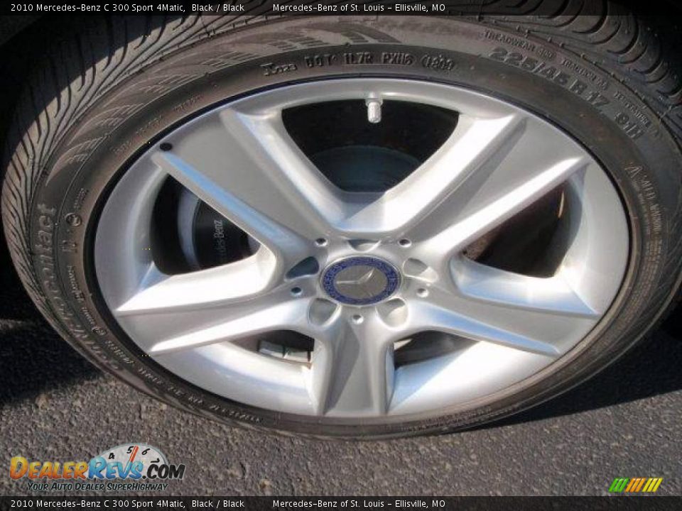 2010 Mercedes-Benz C 300 Sport 4Matic Black / Black Photo #4