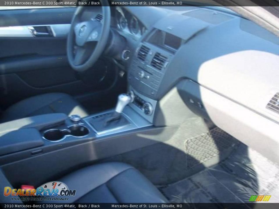 2010 Mercedes-Benz C 300 Sport 4Matic Black / Black Photo #5