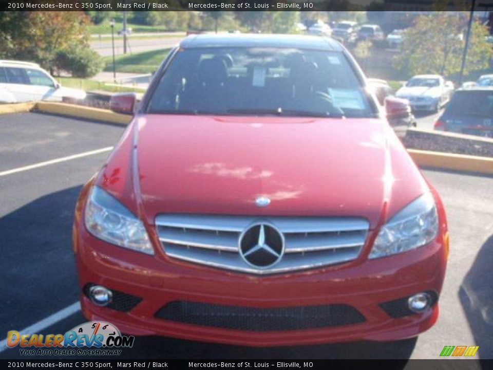 2010 Mercedes-Benz C 350 Sport Mars Red / Black Photo #2