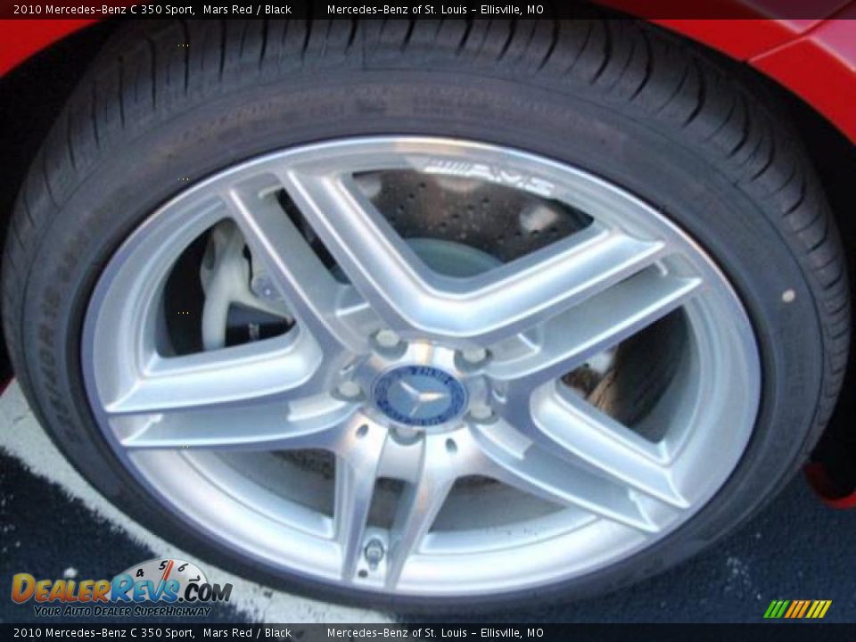 2010 Mercedes-Benz C 350 Sport Mars Red / Black Photo #4