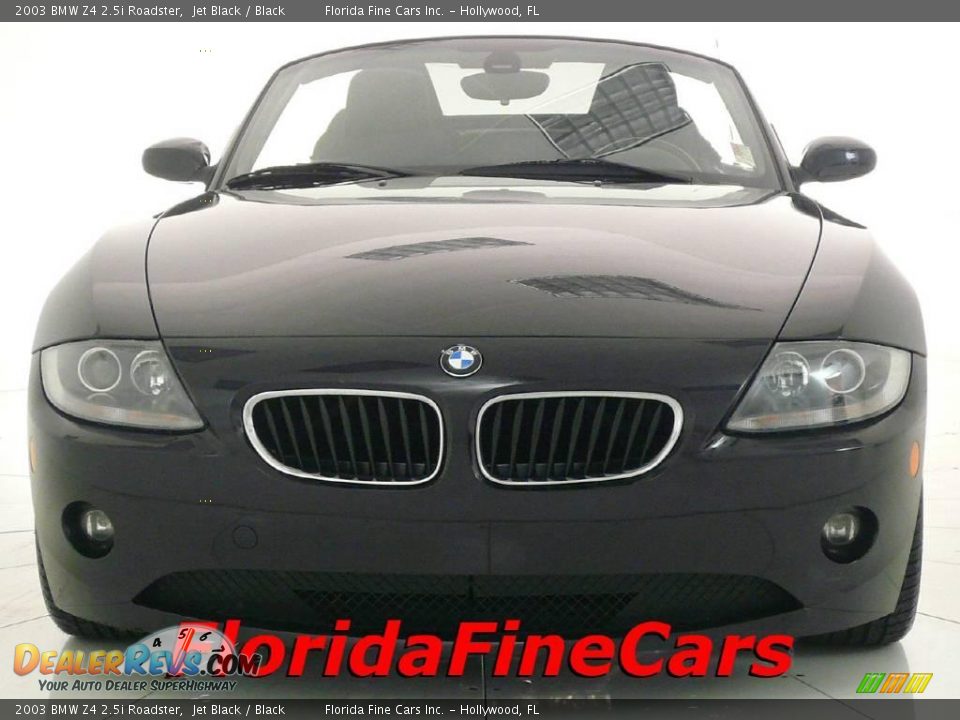2003 BMW Z4 2.5i Roadster Jet Black / Black Photo #5