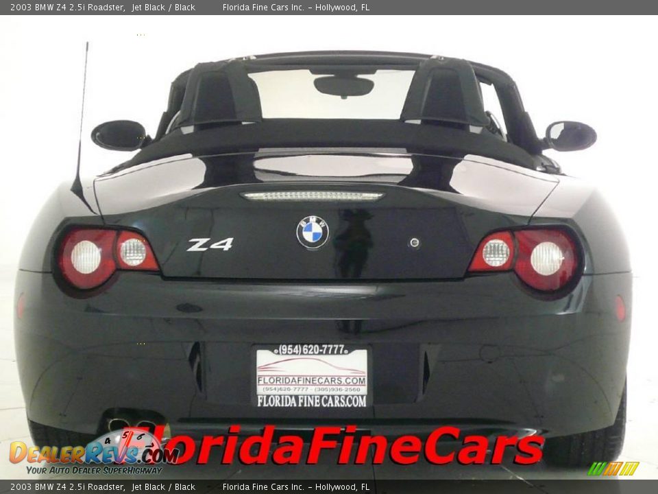 2003 BMW Z4 2.5i Roadster Jet Black / Black Photo #6