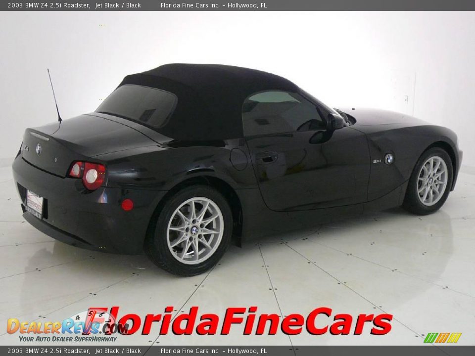 2003 BMW Z4 2.5i Roadster Jet Black / Black Photo #9