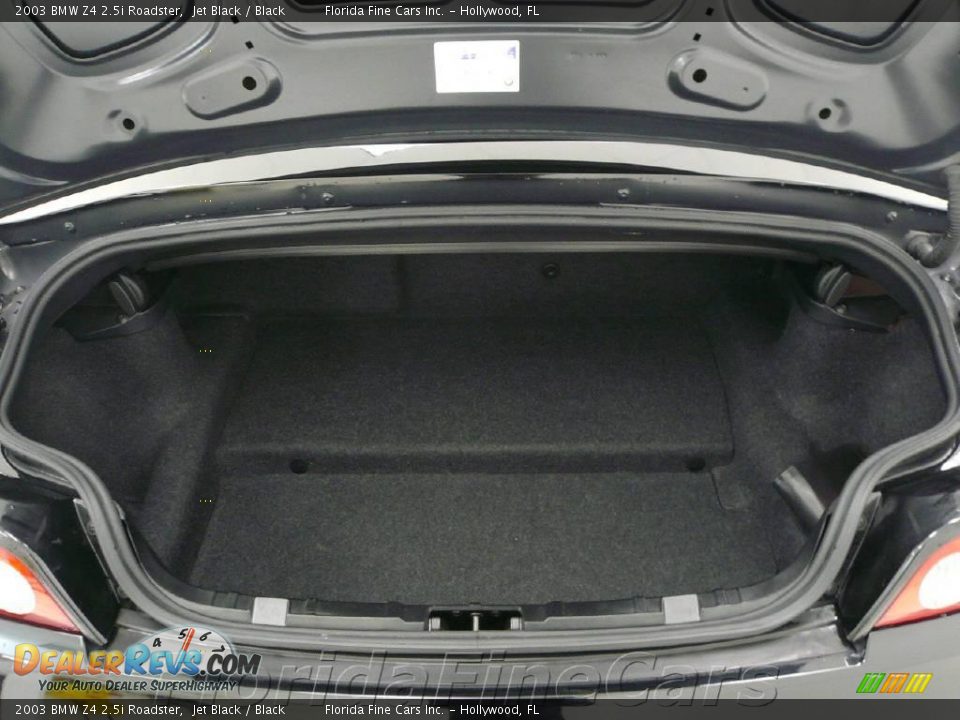 2003 BMW Z4 2.5i Roadster Jet Black / Black Photo #10