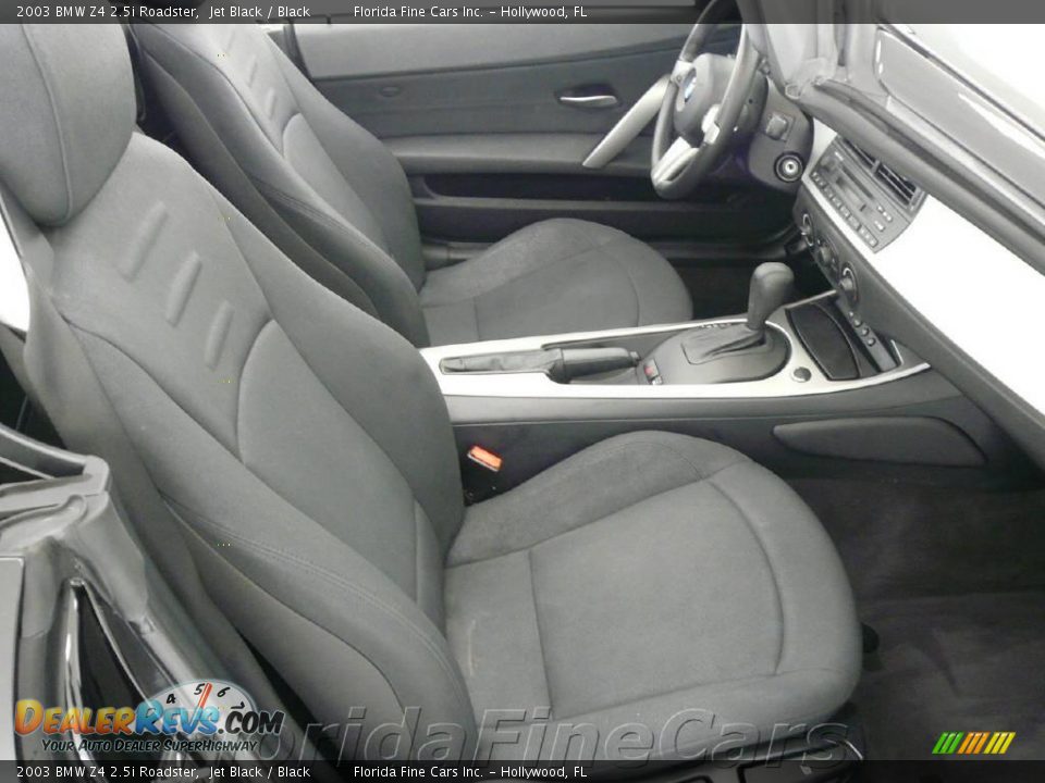 2003 BMW Z4 2.5i Roadster Jet Black / Black Photo #13