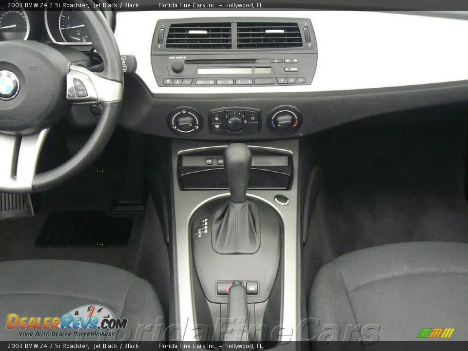 2003 BMW Z4 2.5i Roadster Jet Black / Black Photo #16