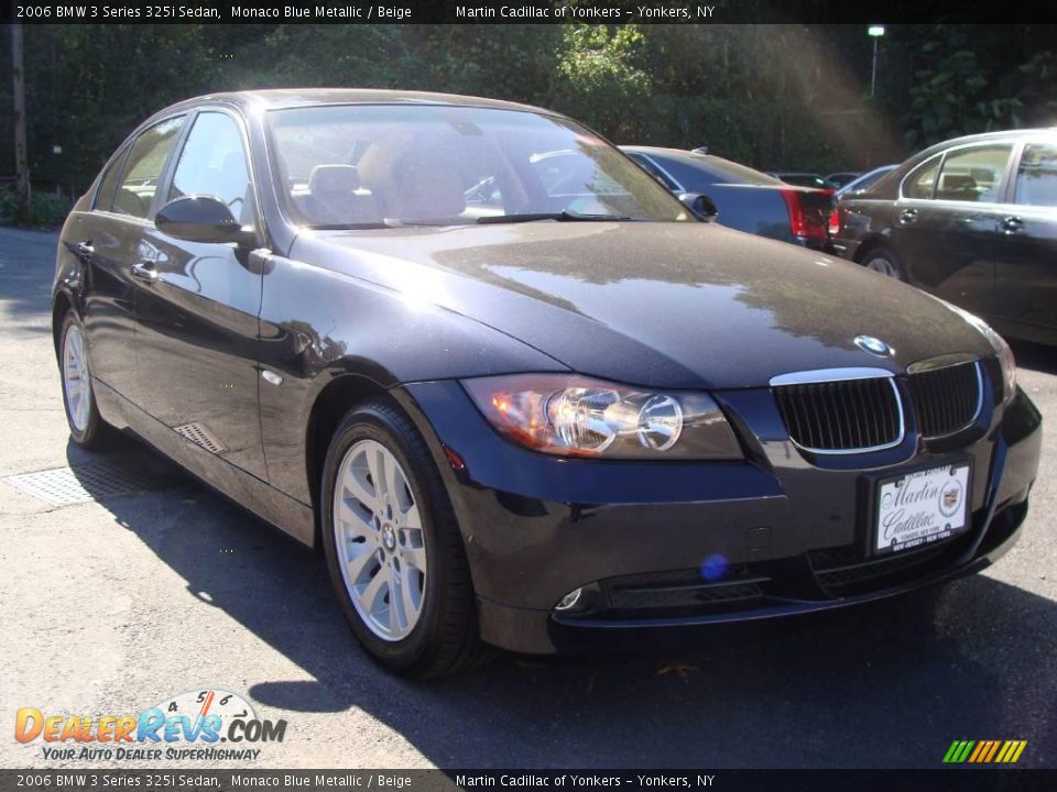 2006 BMW 3 Series 325i Sedan Monaco Blue Metallic / Beige Photo #3