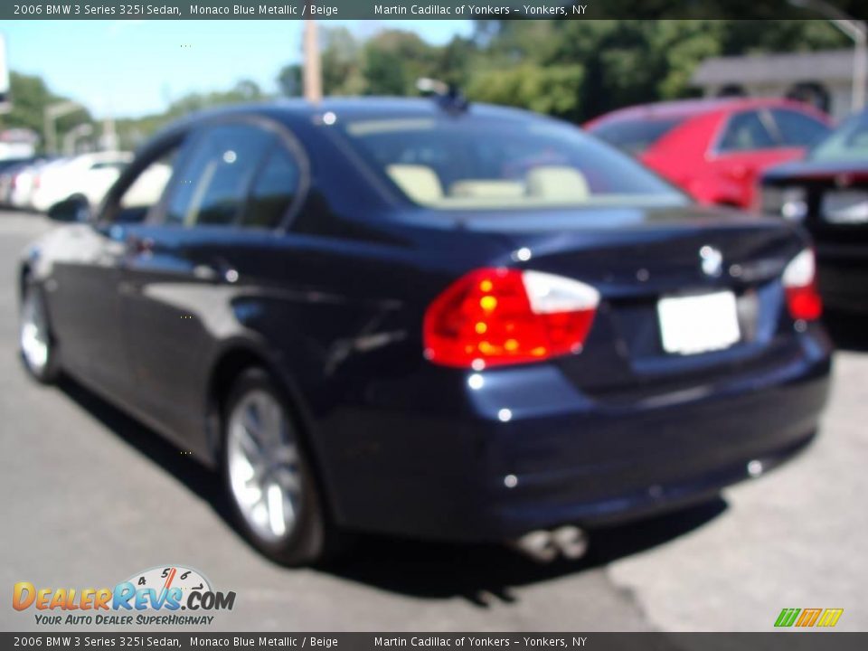 2006 BMW 3 Series 325i Sedan Monaco Blue Metallic / Beige Photo #7