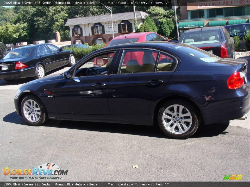 2006 BMW 3 Series 325i Sedan Monaco Blue Metallic / Beige Photo #8