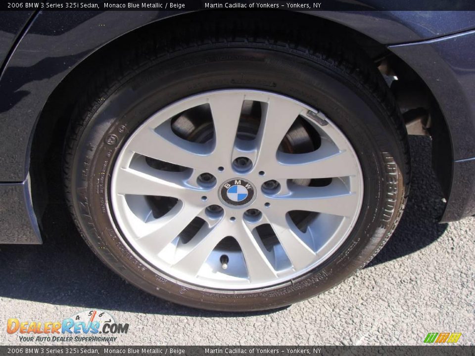 2006 BMW 3 Series 325i Sedan Monaco Blue Metallic / Beige Photo #9