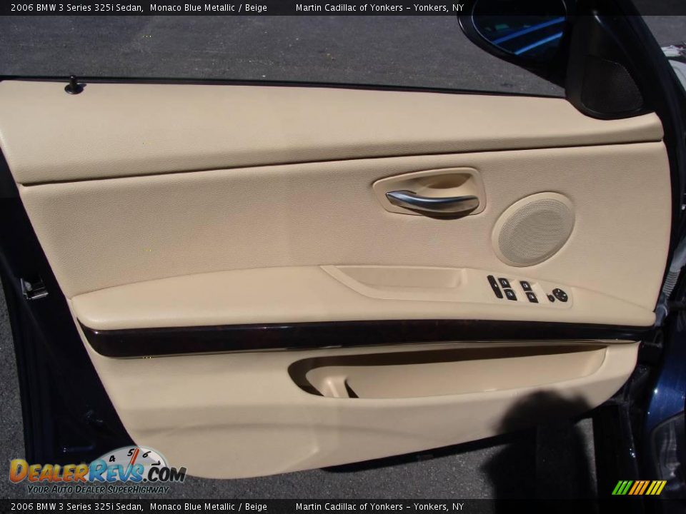 2006 BMW 3 Series 325i Sedan Monaco Blue Metallic / Beige Photo #11