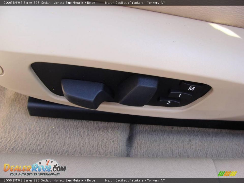 2006 BMW 3 Series 325i Sedan Monaco Blue Metallic / Beige Photo #13