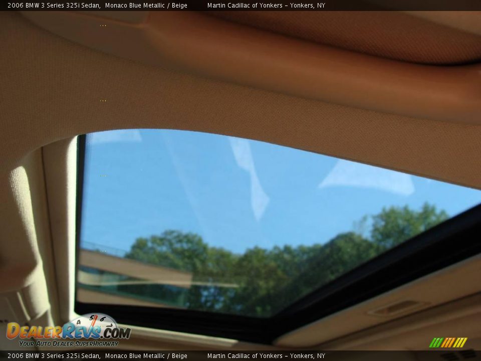 2006 BMW 3 Series 325i Sedan Monaco Blue Metallic / Beige Photo #14