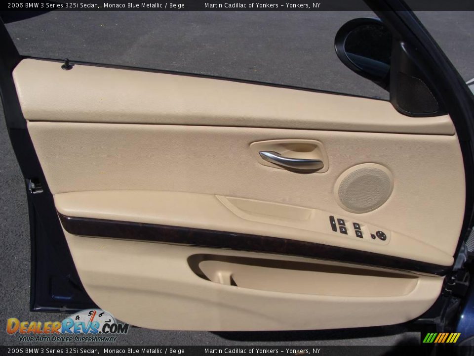 2006 BMW 3 Series 325i Sedan Monaco Blue Metallic / Beige Photo #15