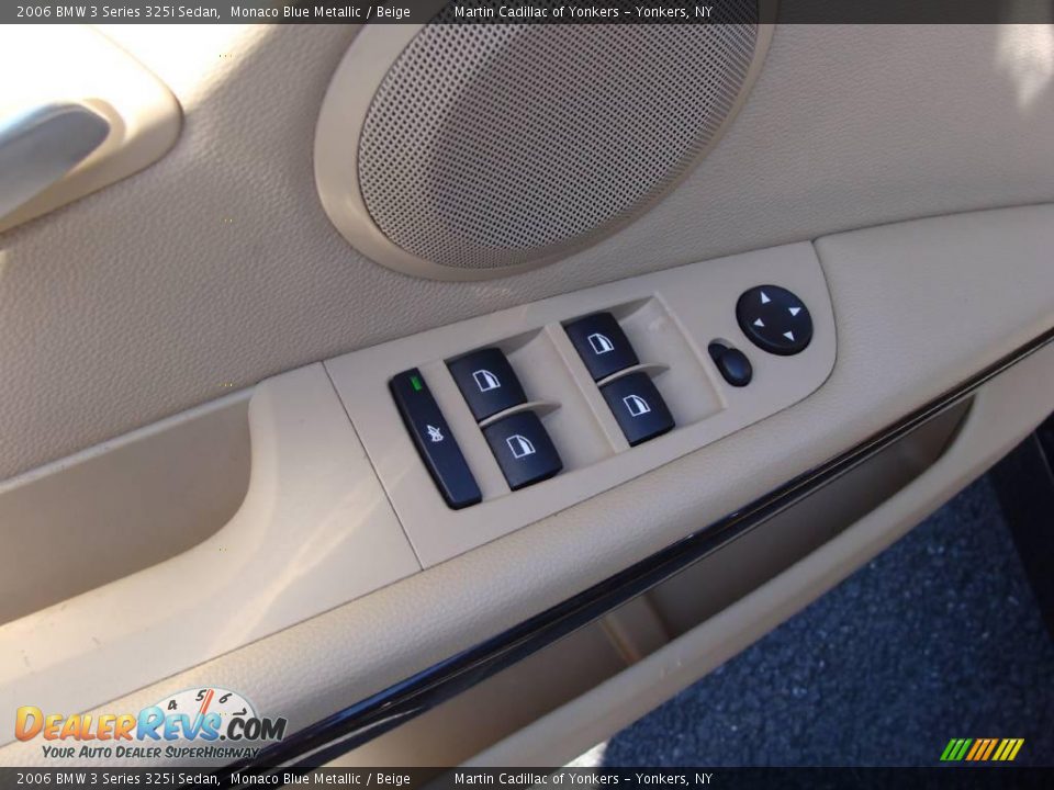 2006 BMW 3 Series 325i Sedan Monaco Blue Metallic / Beige Photo #16