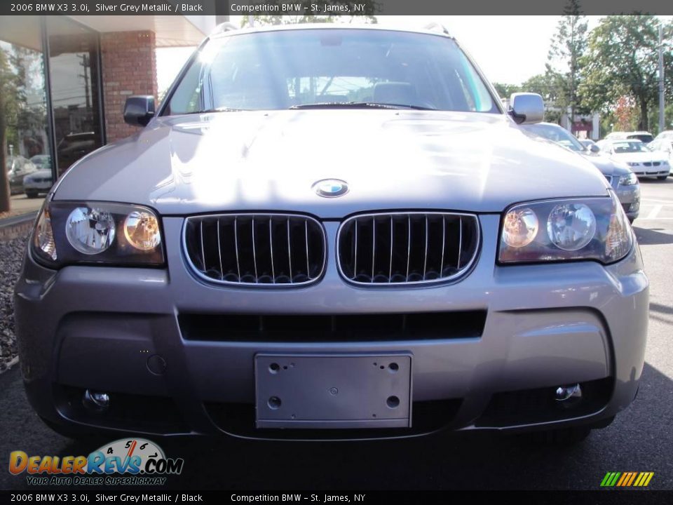 2006 BMW X3 3.0i Silver Grey Metallic / Black Photo #2