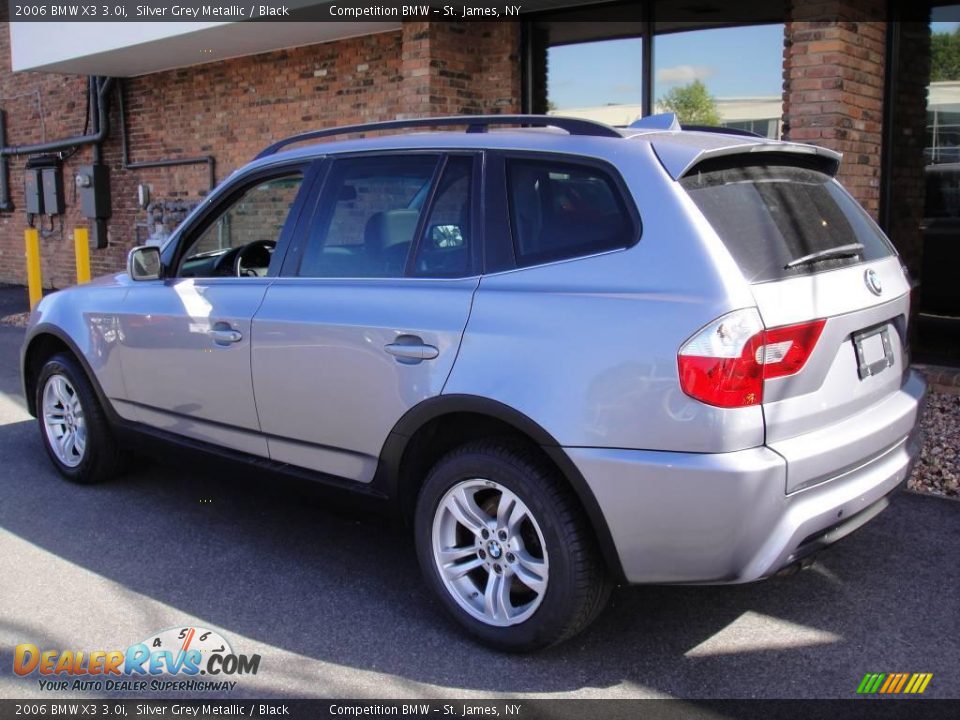 2006 BMW X3 3.0i Silver Grey Metallic / Black Photo #4