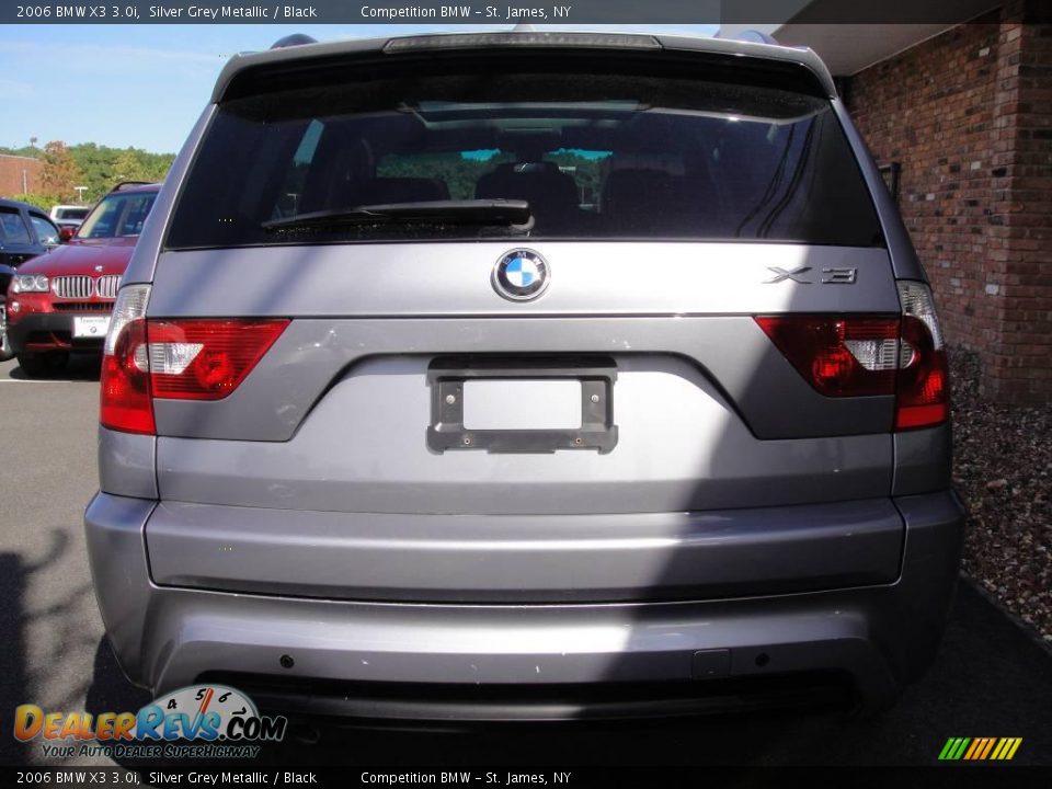 2006 BMW X3 3.0i Silver Grey Metallic / Black Photo #5