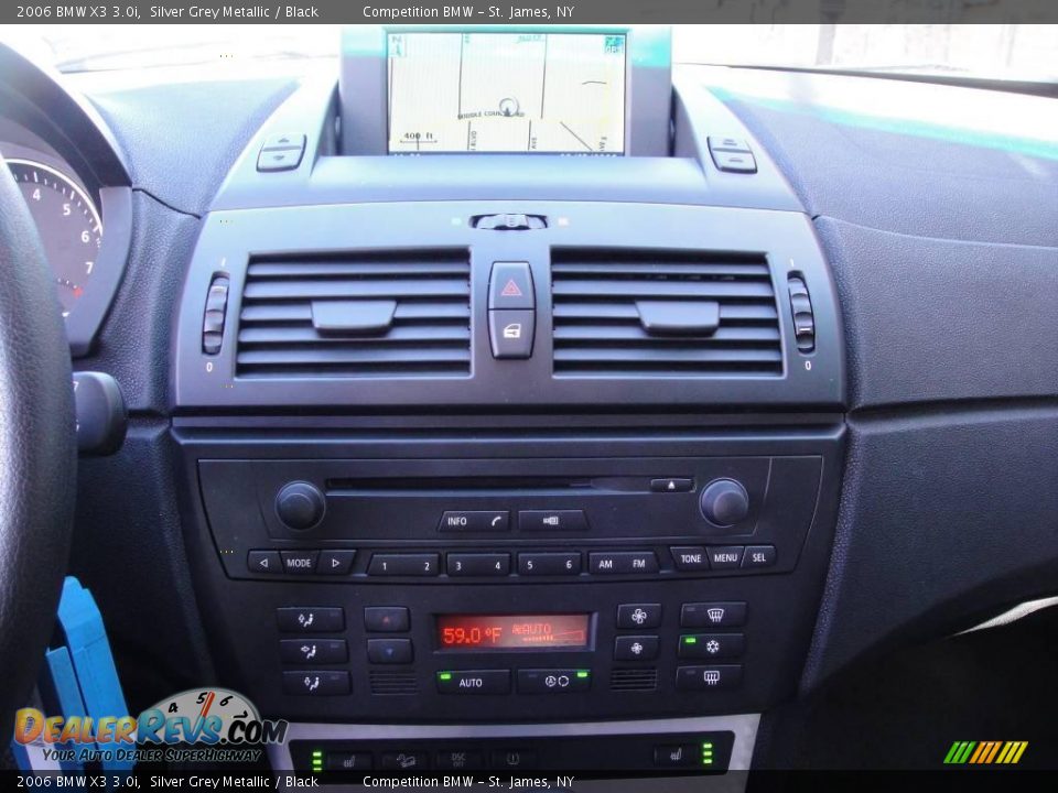 2006 BMW X3 3.0i Silver Grey Metallic / Black Photo #13