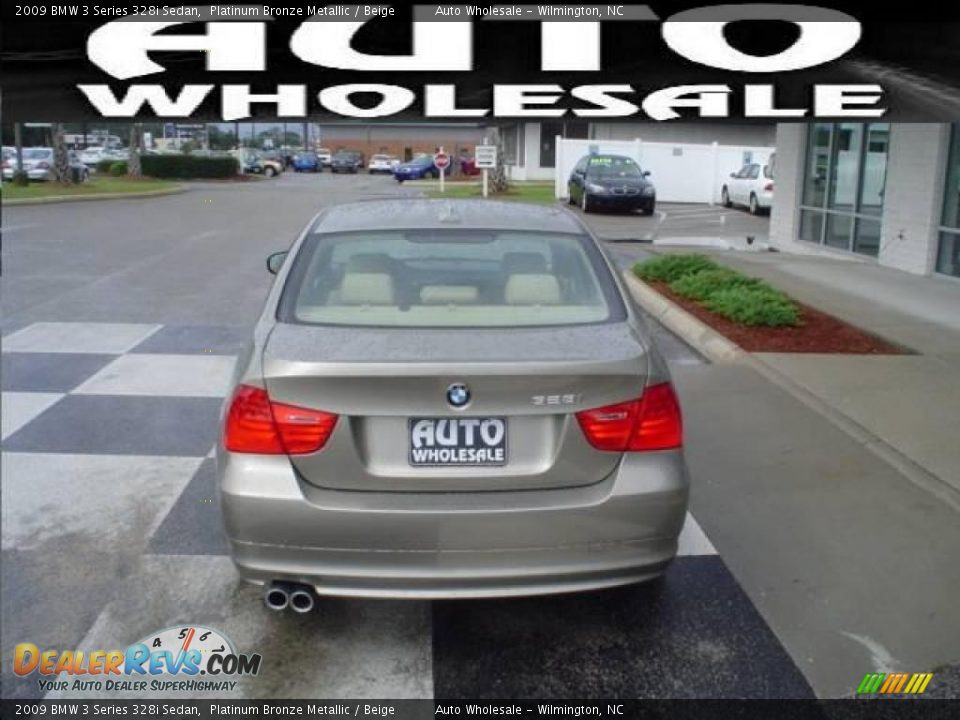 2009 BMW 3 Series 328i Sedan Platinum Bronze Metallic / Beige Photo #3