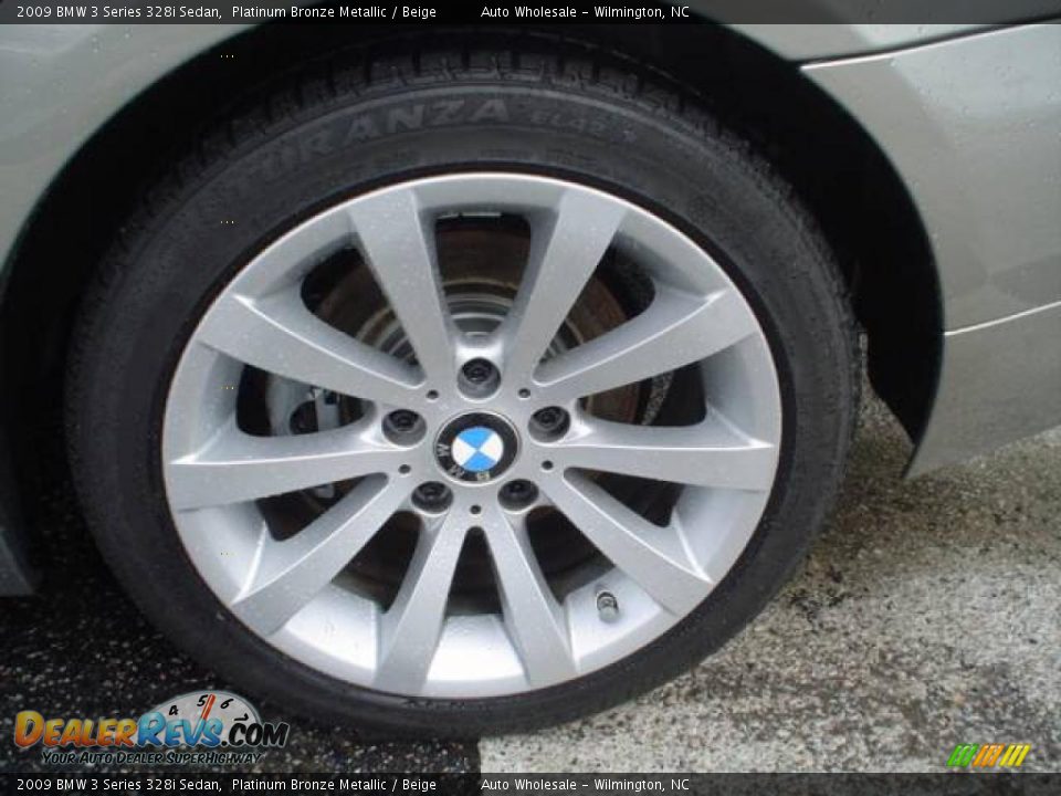 2009 BMW 3 Series 328i Sedan Platinum Bronze Metallic / Beige Photo #4