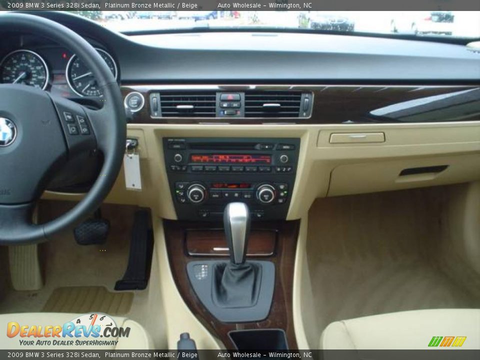 2009 BMW 3 Series 328i Sedan Platinum Bronze Metallic / Beige Photo #7