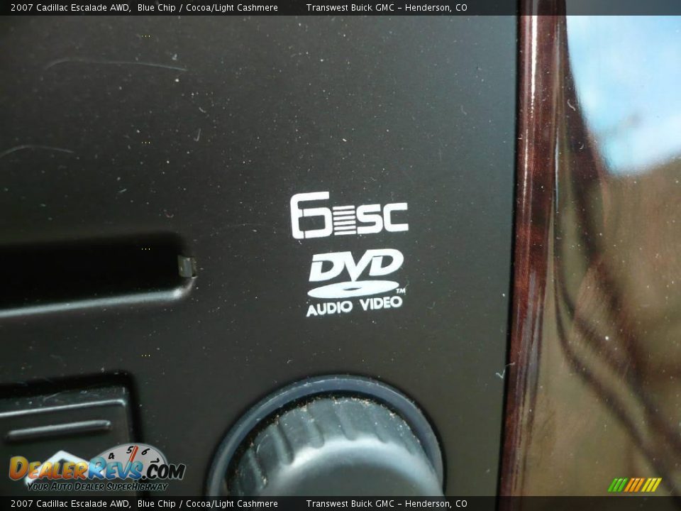 2007 Cadillac Escalade AWD Blue Chip / Cocoa/Light Cashmere Photo #28